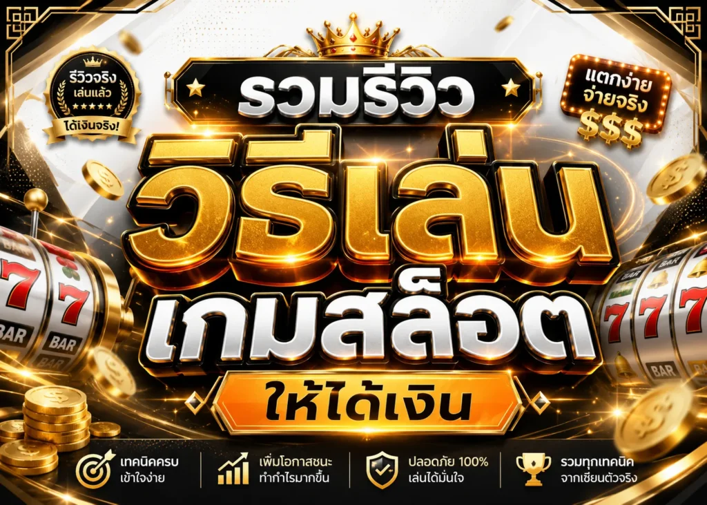 รวมรีวิววิธีเล่นเกมสล็อตให้ได้เงิน 2569