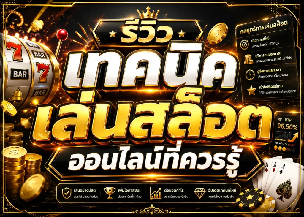 รีวิวเทคนิคเล่นสล็อตออนไลน์ที่ควรรู้ 2026
